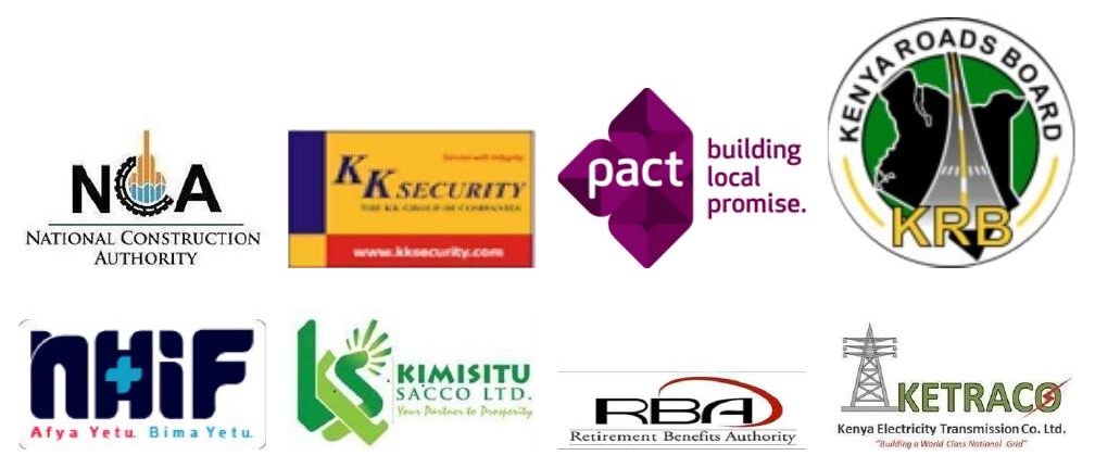 MUA ECDP partners and clients logos